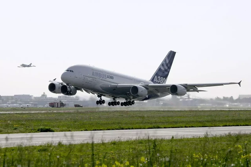 A380 first takeoff