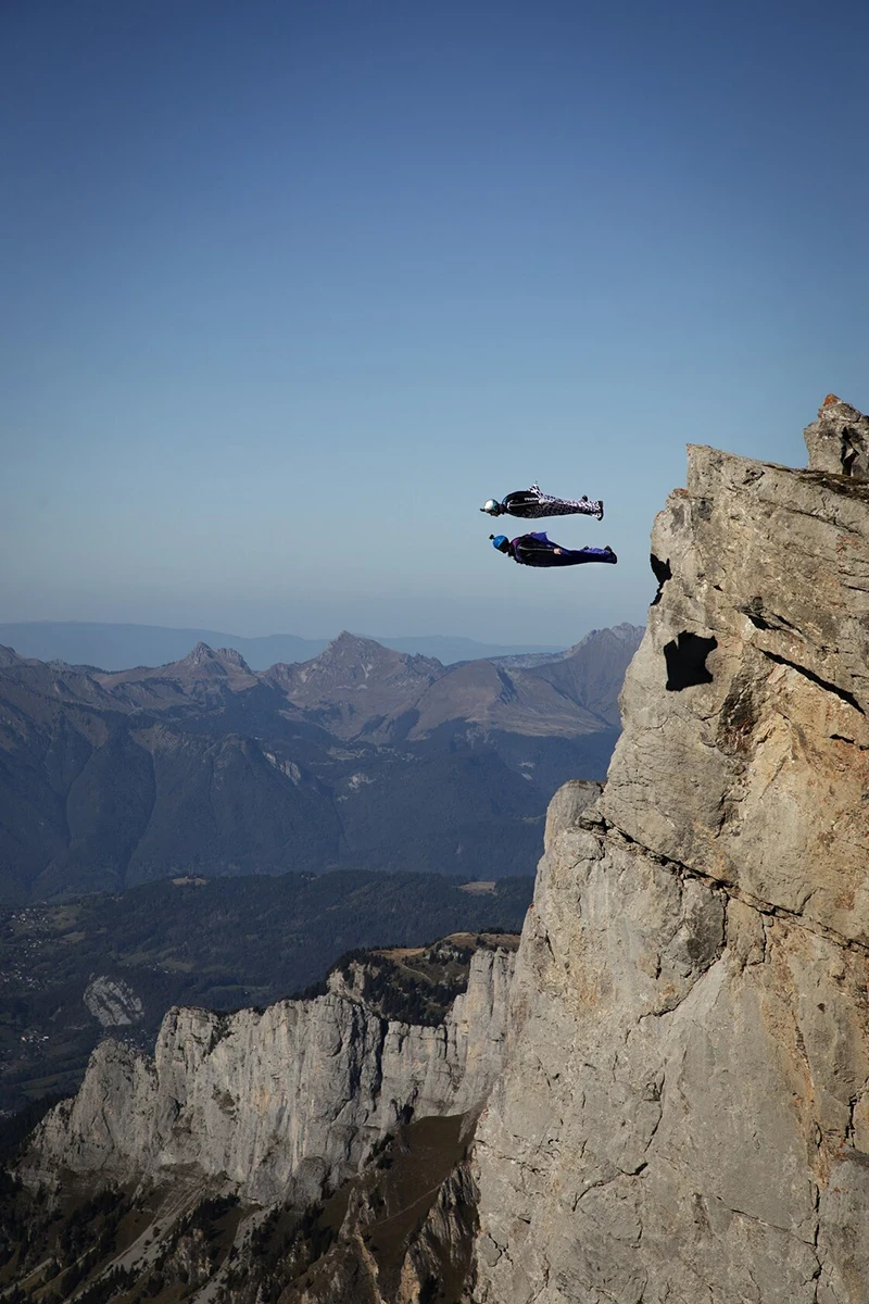 Amber Forte wingsuit