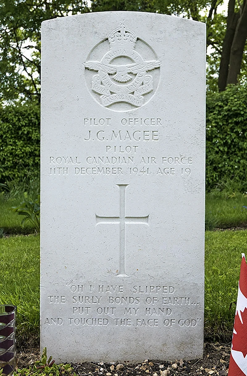 John Gillespie Magee grave