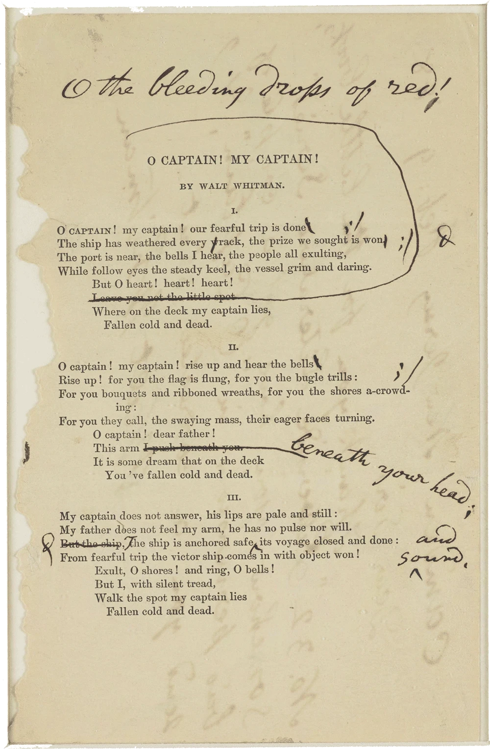 O Captain! my Captain!