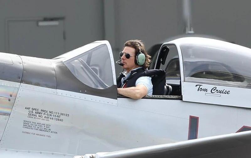 Tom Cruise in his P51