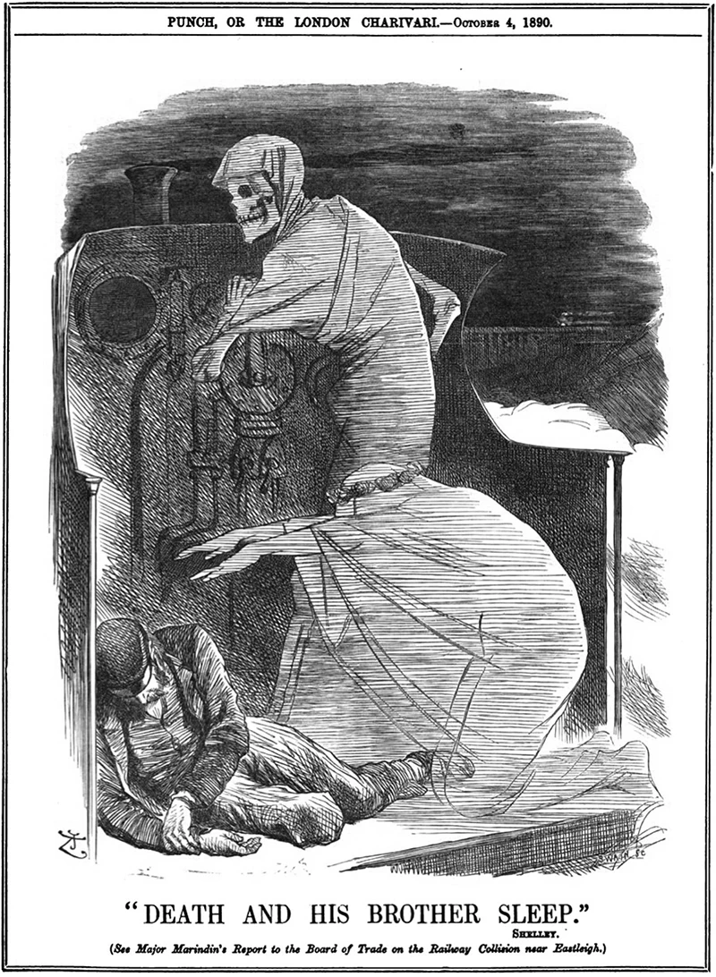 Death and his brother sleep