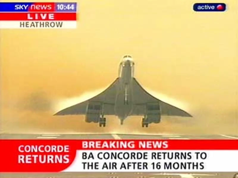 AF and BA concordes return to service